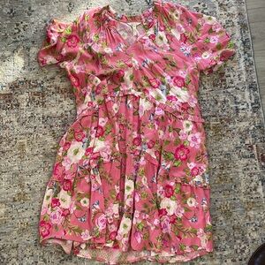 Women’s Matilda Jane Pink Floral Dress size XL